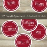 1.5 Printable Spice Labels Empire Red Round Sticker - Etsy in 1.5 Circle Label Template