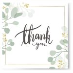 10 Best Free Printable Thank You Posters - Printablee in Thank You Note Card Template