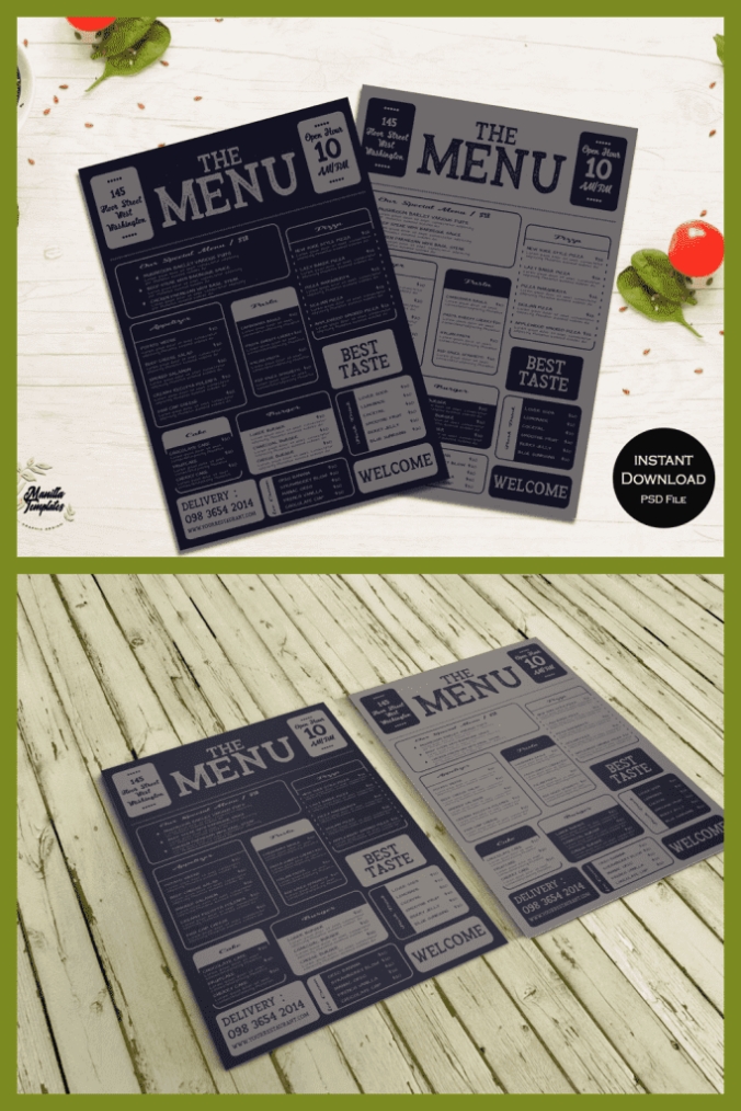 10+ Best Menu Templates Google Docs In 2021: Free And Premium Regarding Menu Template Google Docs