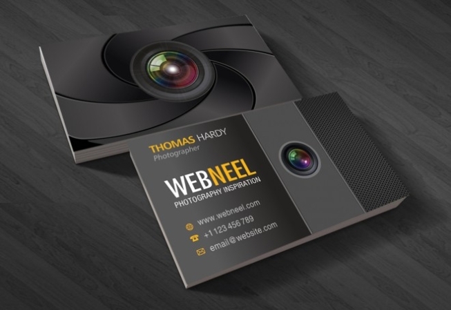 10 Business Card Design Templates For Photographers - Download Ai Psd With Free Business Card Templates For Photographers