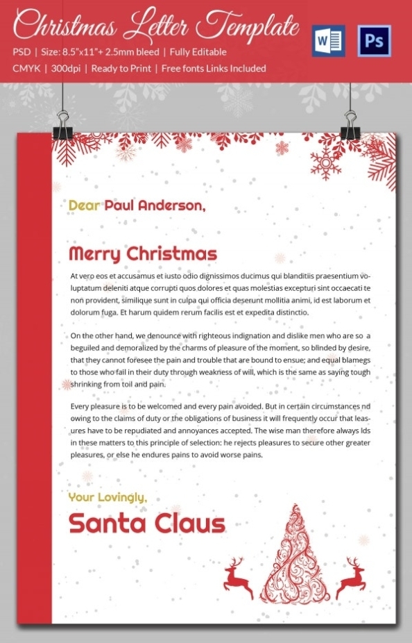10+ Christmas Letterheads - Word, Psd Format Download | Free & Premium For Christmas Letter Templates Microsoft Word