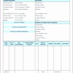 11 Commercial Invoice Template Excel - Excel Templates inside Fedex Proforma Invoice Template