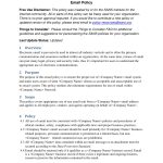 11+ Email Policy Examples - Pdf | Examples inside Customer Data Privacy Policy Template
