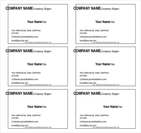 11+ Microsoft Word Free Blank Templates Download | Free & Premium Templates With Regard To Microsoft Templates For Business Cards