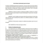 12+ Mutual Confidentiality Agreement Templates - Doc, Pdf | Free with Information Sharing Agreement Template