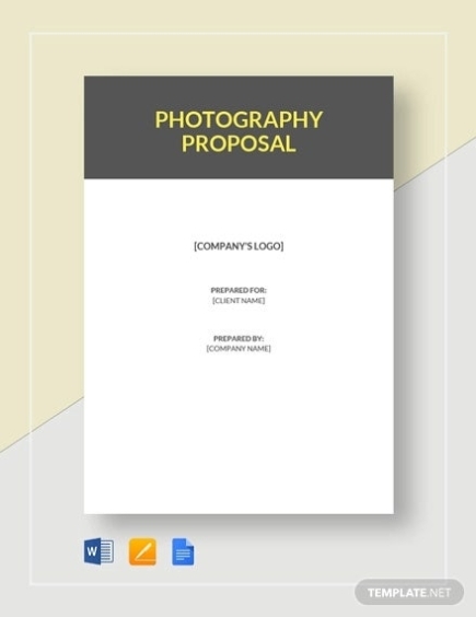14+ Photography Business Proposal Templates - Free Sample, Example Intended For Photography Proposal Template