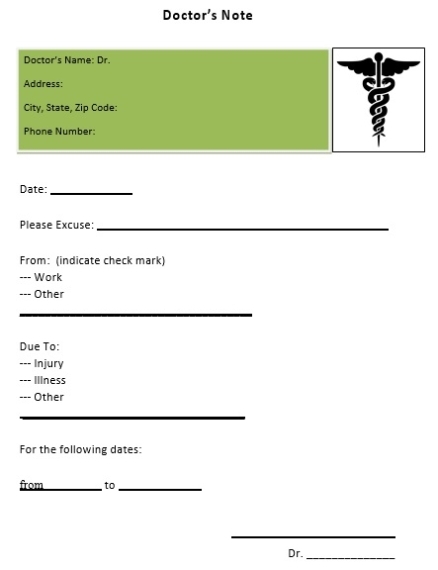 15+ Free Fake Doctor'S Note Templates [Word+Pdf] » Templatedata regarding Fake Dr Note Template