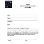 16+ Employee Confidentiality Agreement Templates - Free Sample, Example inside Word Employee Confidentiality Agreement Templates