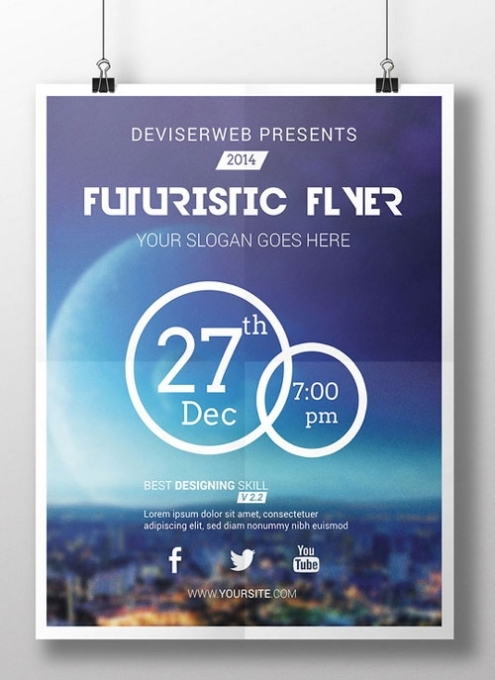 18 Free Photoshop Psd Club Party Poster And Flyer Templates Pertaining To Flyer Design Templates Psd Free Download