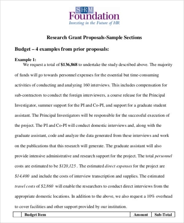 18+ Simple Grant Proposal Templates - Word, Pdf, Pages | Free &amp; Premium regarding Grant Proposal Template Word
