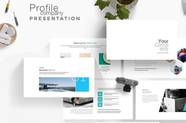 20+ Best Company Profile Templates (Word + Powerpoint) | Design Shack Regarding Business Profile Template Ppt