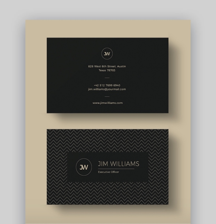 20+ Double-Sided, Vertical Business Card Templates (Word, Or Psd pertaining to 2 Sided Business Card Template Word