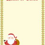 20+ Free Letter To Santa Templates For Kids To Write Wishes in Free Letters From Santa Template