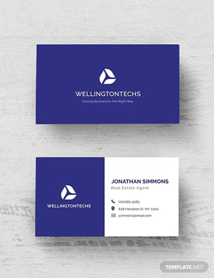 20+ Professional Business Card Templates - Psd, Pages, Word | Examples Within Plain Business Card Template Microsoft Word