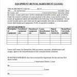 20+ Rental Agreement Form Templates &amp; Samples - Doc, Pdf | Free for Party Equipment Rental Agreement Template