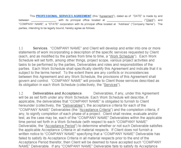 21 Free Sla - Service Level Agreement Templates - Word Templates With Information Technology Service Level Agreement Template