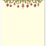 22+ Christmas Stationery Templates Free Word Paper Designs within Christmas Letterhead Template
