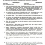 23+ Non Disclosure Agreement Templates - Doc, Pdf | Free &amp; Premium with Unilateral Non Disclosure Agreement Template