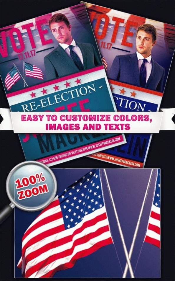 23+ Political Flyer Designs & Templates - Psd, Vector Eps, Word | Free Throughout Free Election Flyer Template