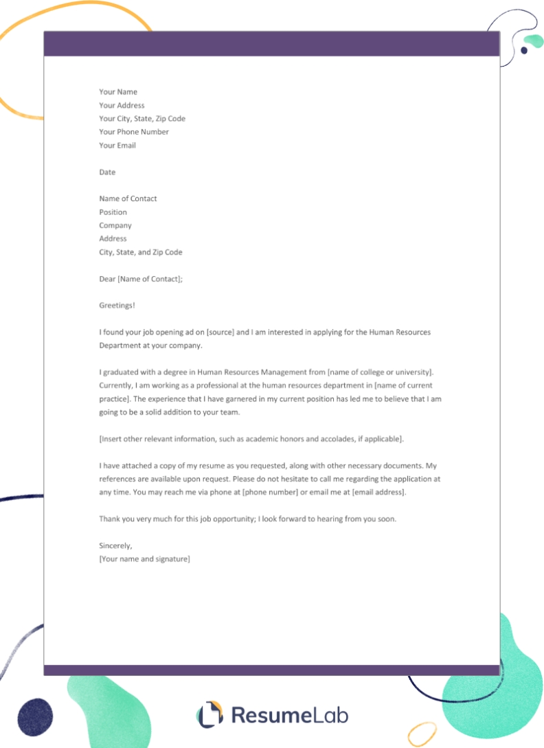 25 Free Cover Letter Templates For Google Docs [2022] Pertaining To Google Cover Letter Template