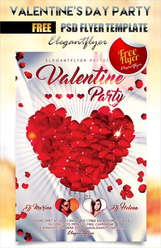 29+ Free Psd Flyer Templates, Download | Design Trends - Premium Psd With Regard To Valentines Day Flyer Template Free