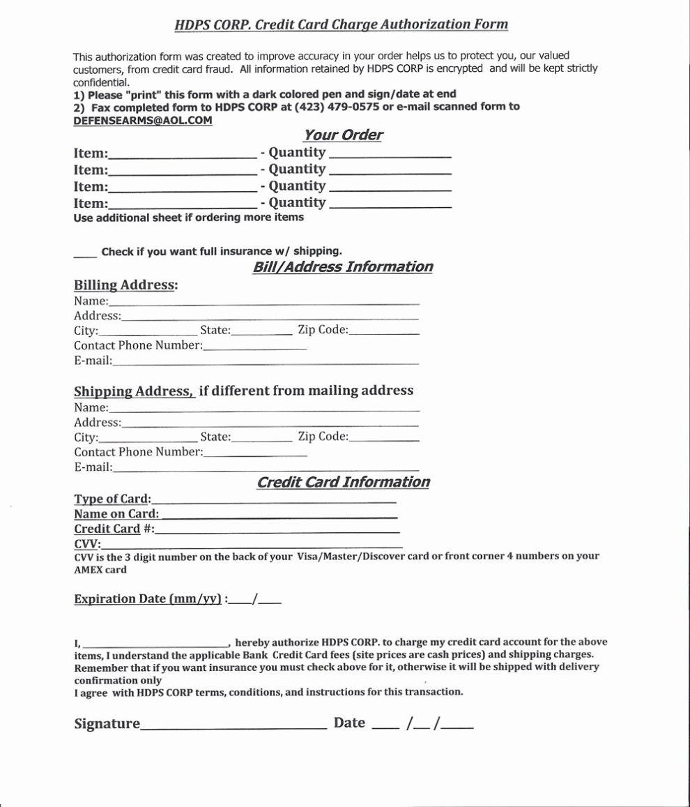 30 Authorization For Credit Card Use | Example Document Template In Net 30 Terms Agreement Template