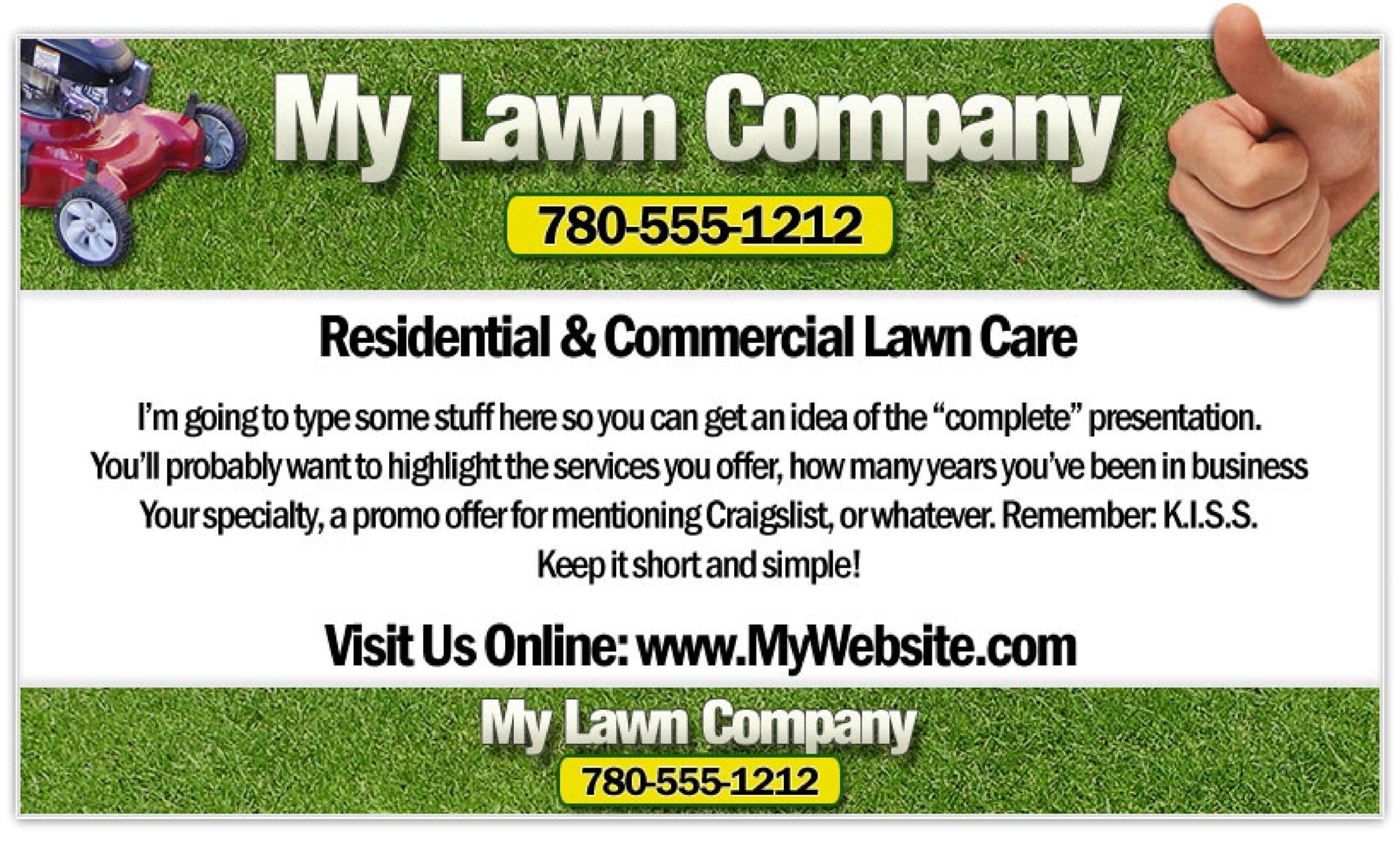 30 Free Lawn Care Flyer Templates [Lawn Mower Flyers] ᐅ Templatelab intended for Lawn Mowing Flyer Template Free