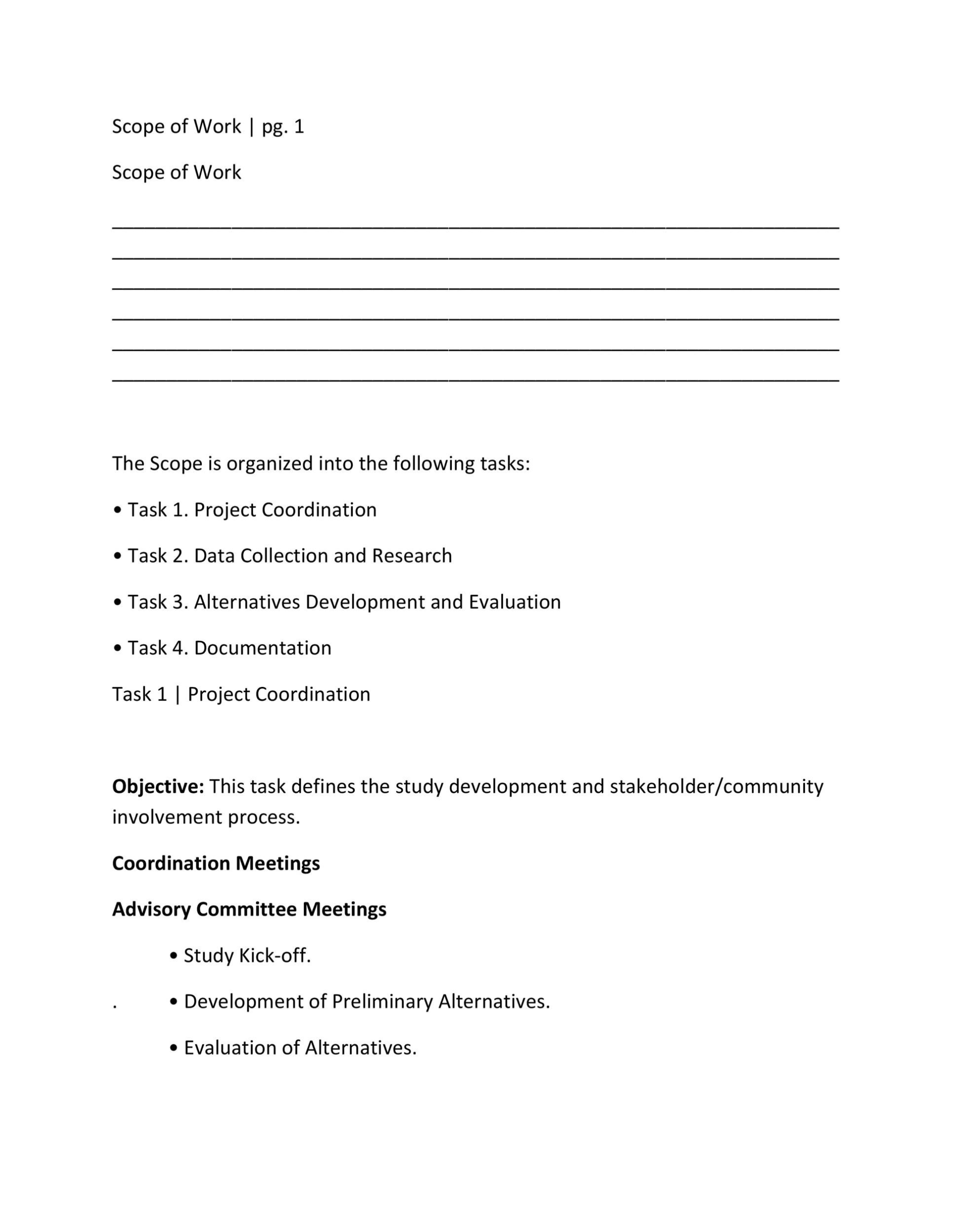 30 Ready To Use Scope Of Work Templates & Examples With Regard To Scope Of Work Agreement Template