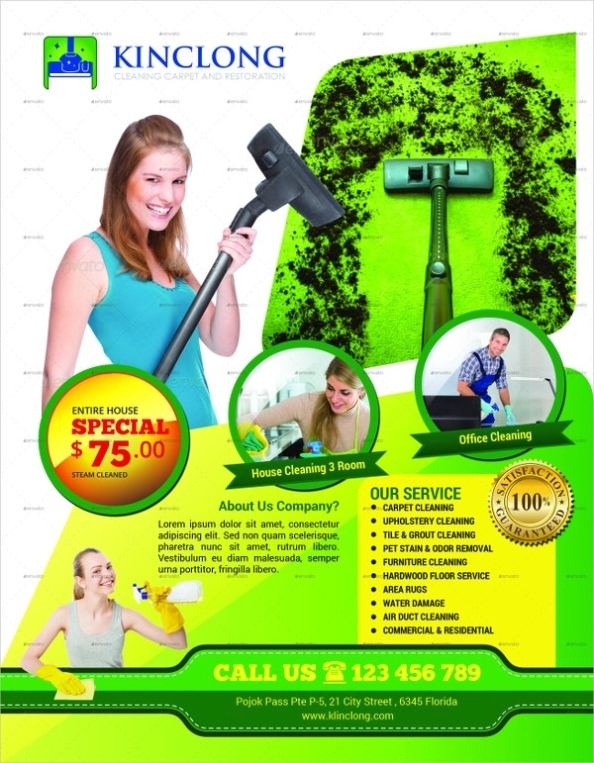 32+ Cleaning Service Flyer Designs &amp; Templates - Psd, Ai | Free pertaining to Commercial Cleaning Flyer Templates