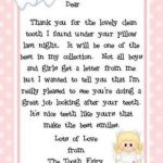 36 Cute Tooth Fairy Letters - Kitty Baby Love inside Tooth Fairy Letter Template