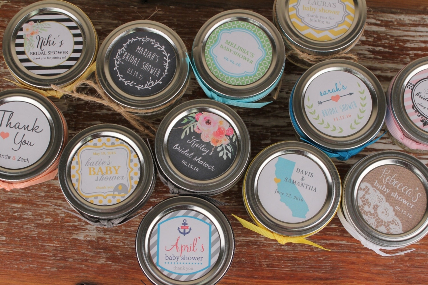 36 Mason Jar Labels // 2 Inch Round Labels Fit 4Oz Or 8Oz Inside 2 Inch Round Label Template