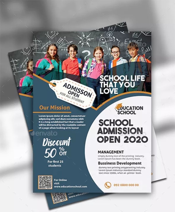 37+ School Study Flyer Templates - Free Psd Ai Eps Vector Downloads Within Design Flyers Templates Online Free