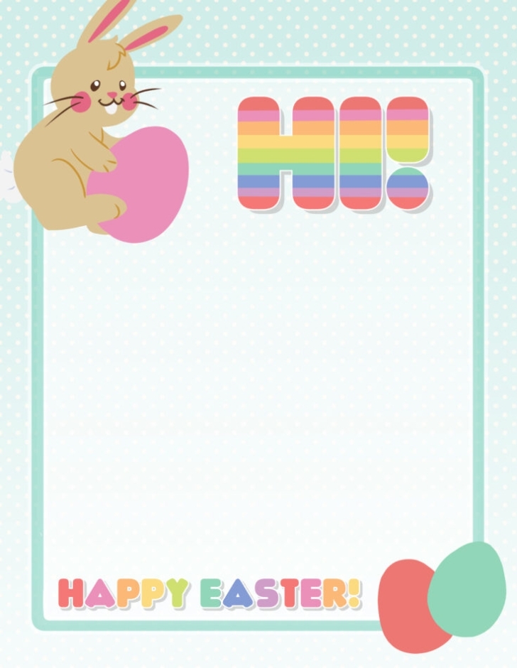 4 Free Printable Easter Bunny Letters - Freebie Finding Mom Pertaining To Letter To Easter Bunny Template