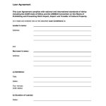 40+ Free Loan Agreement Templates [Word &amp; Pdf] ᐅ Templatelab throughout Legal Contract Template For Borrowing Money