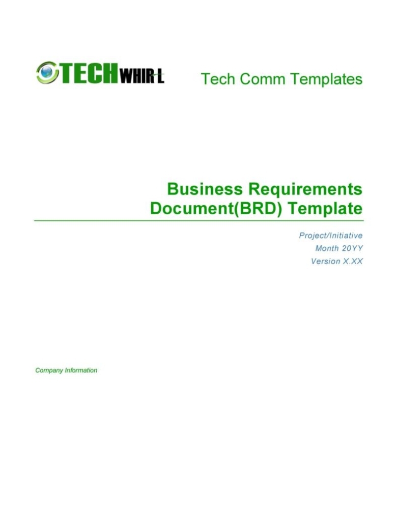 40+ Simple Business Requirements Document Templates ᐅ Templatelab For Business Requirement Document Template Simple
