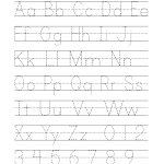 45+ Alphabet Printing Worksheets Image - Worksheet For Kids within Tracing Letters Template