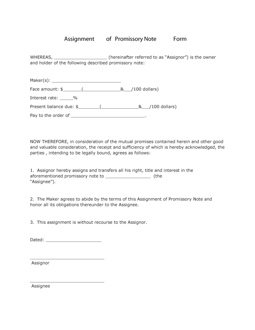 45 Free Promissory Note Templates & Forms [Word & Pdf] ᐅ Templatelab Intended For Promissary Note Template