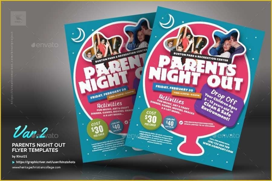 47 Parents Night Out Flyer Template Free | Heritagechristiancollege with Parent Flyer Templates