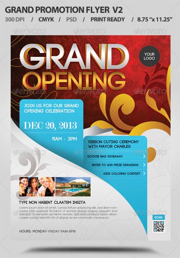 48+ Grand Opening Flyer Templates - Free & Premium Psd Downloads Intended For Grand Opening Flyer Template Free