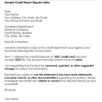 5 Best Sample Credit Report Dispute Letters | Overview &amp; Guide intended for Credit Dispute Letter Template