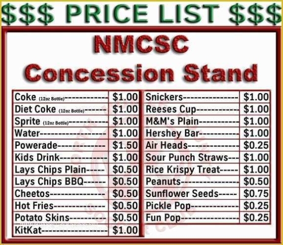 50 Concession Stand Menu Template Free | Heritagechristiancollege Within Concession Stand Menu Template
