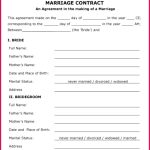 6 Islamic Marriage Contract Template Pdf 43364 | Fabtemplatez within Islamic Divorce Agreement Template
