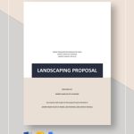 7+ Landscaping Proposal Examples In Pdf | Google Docs | Pages | Ms Word regarding Landscape Proposal Template