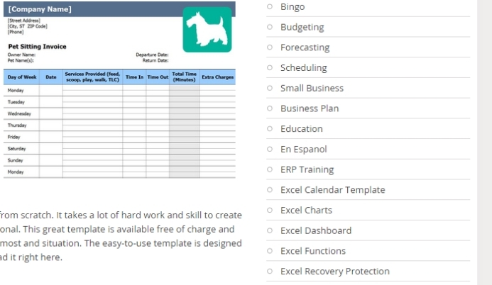 7 Pet Sitting Invoice Template | Af Templates Throughout Veterinary Invoice Template
