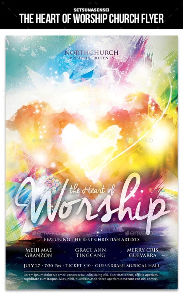 79+ Worship Flyer Templates - Free & Premium Psd Vector Ai Downloads Pertaining To Free Church Flyer Templates Download