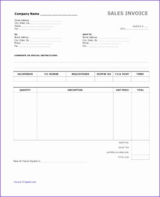 9 Cash Invoice Template Excel - Excel Templates Within Invoice Template Excel 2013