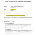 9+ Confidentiality Agreement Templates For Consultants - Pdf, Word pertaining to Standard Confidentiality Agreement Template