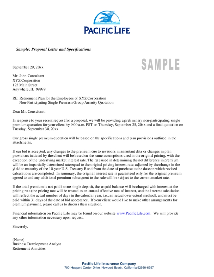 A Business Proposal Letter - Edit, Fill, Sign Online | Handypdf for Email Template For Business Proposal