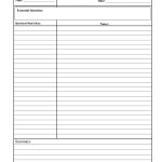Addictionary within Cornell Notes Google Docs Template