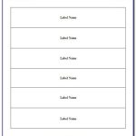 Avery 1 Binder Spine Insert Template within Folder Spine Labels Template